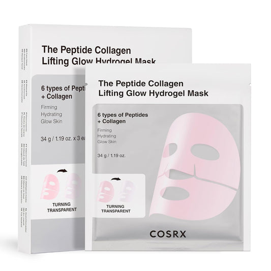 COSRX the Peptide Collagen Lifting Glow Hydrogel Mask 3 St.