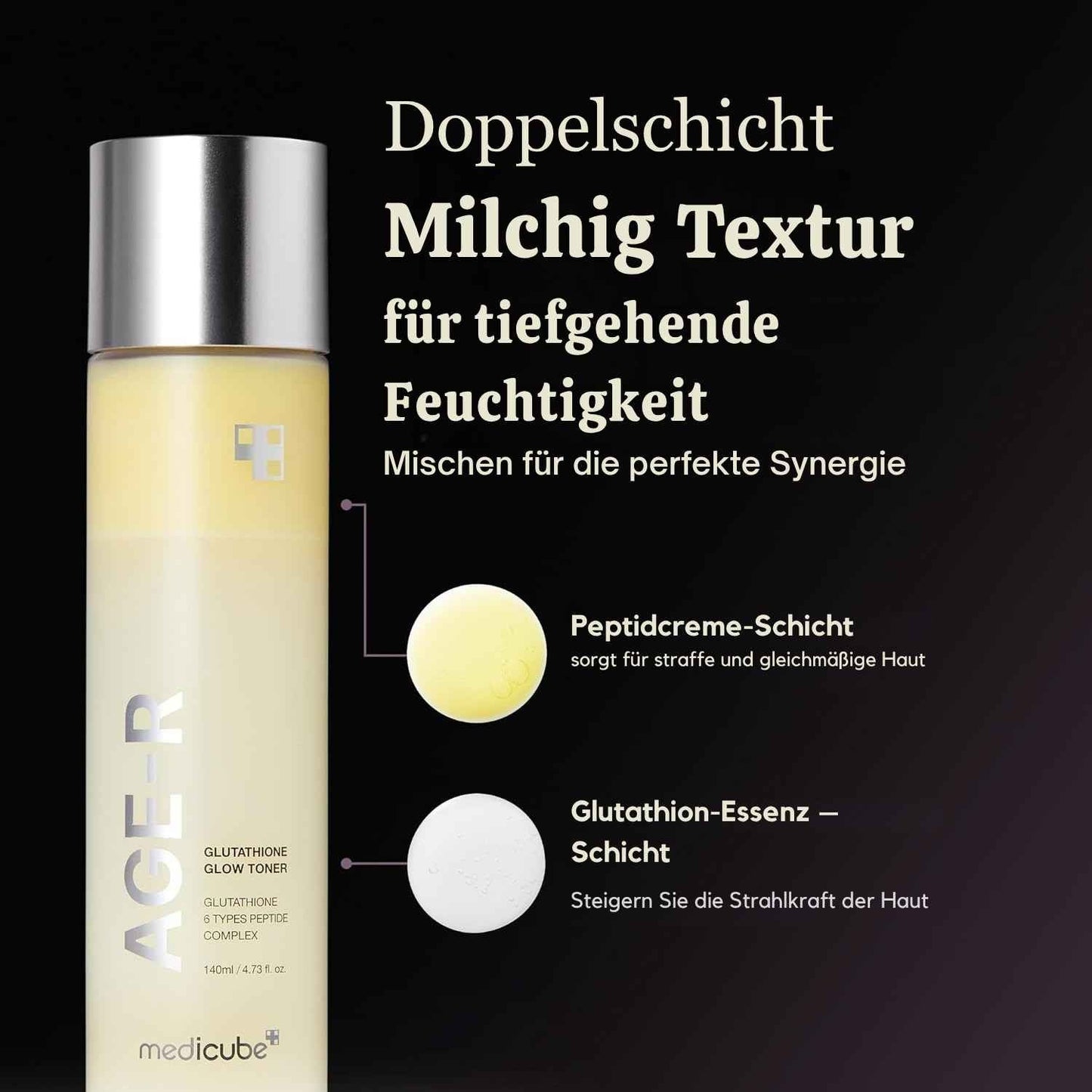 Medicube Age-R Glutathione Glow Toner 140ml